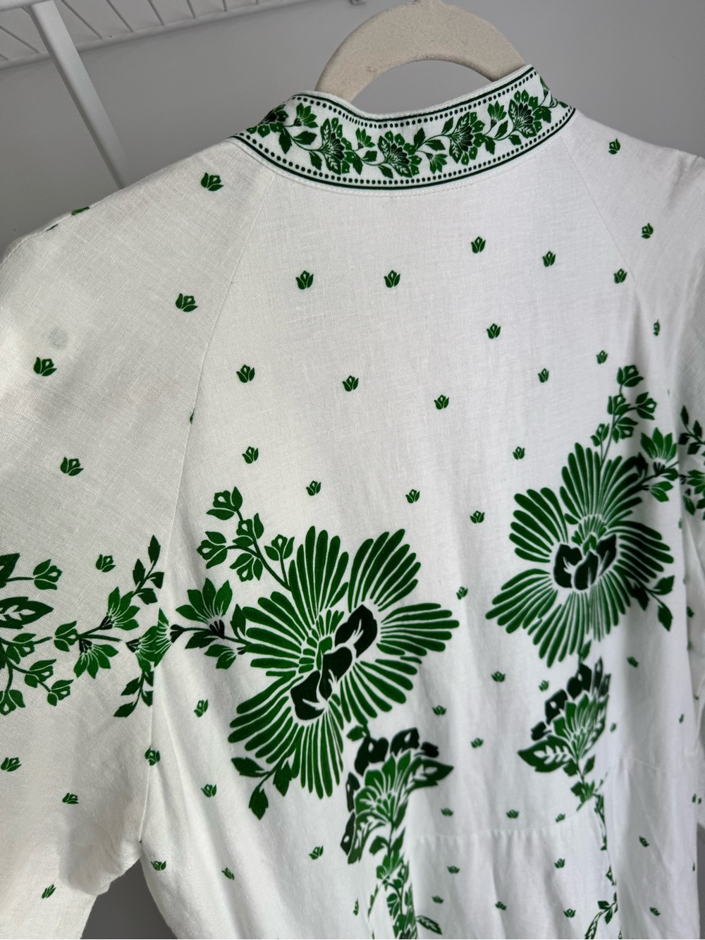 NWOT FARM Rio Forest Soul Maxi Dress with Green Floral Print - Picture 9 of 12